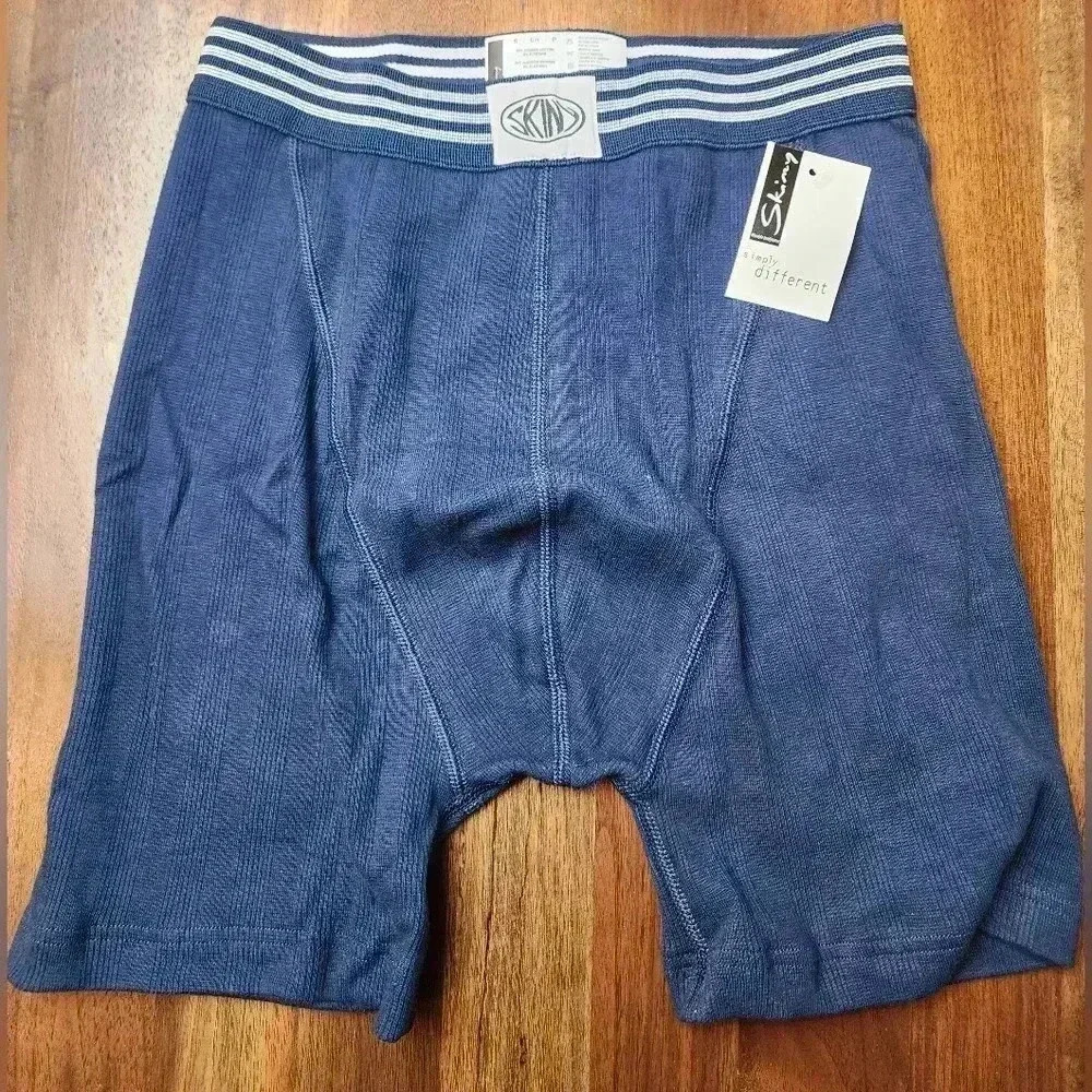 NWT Vintage Skiny Basic Now boxer pant briefs black #72372. Choose size